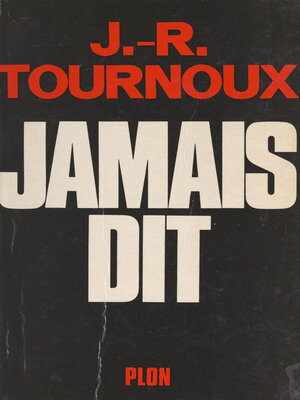 cover image of Jamais dit